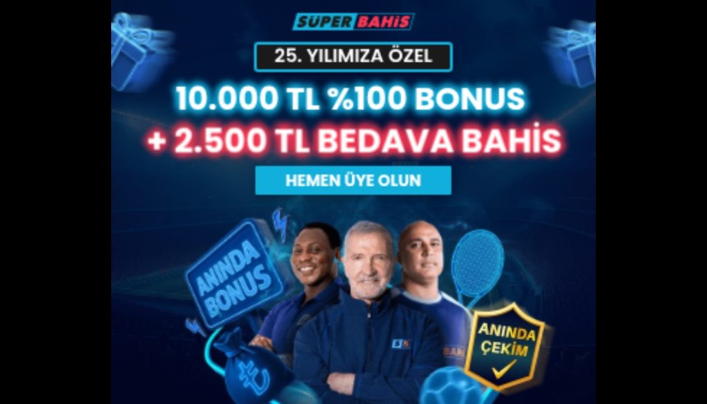 Süperbahis İlk Üyelik Bonusu, Yeni Üye Bonusu, Süperbahis Giriş